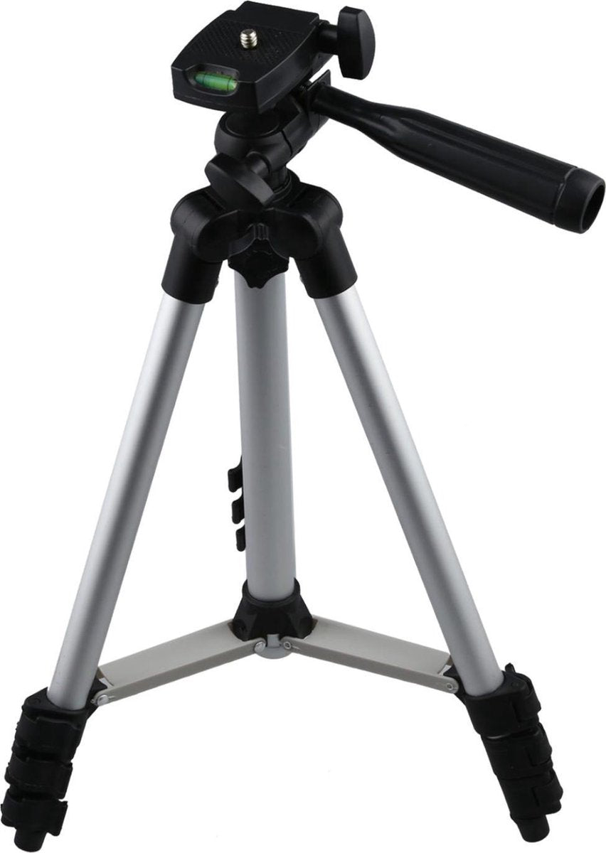 Statief Smartphone Tripod Camera iPhone Met Waterpas - Statief Telefoon Camera Tripod Smartphone iPhone Verstelbaar -