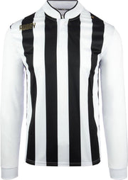 Robey Winner LS Shirt voetbalshirt lange mouwen (maat 4XL) - Black/White Stripe