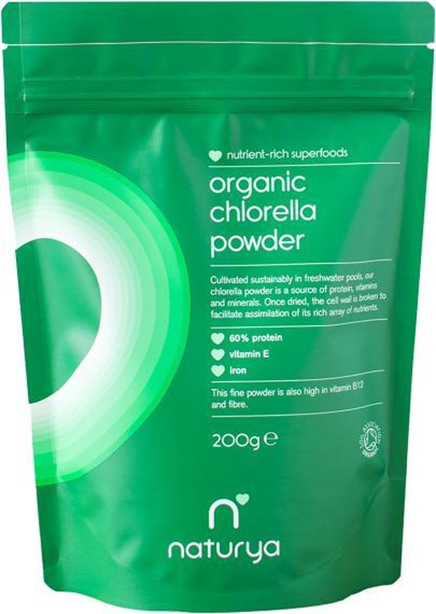 Naturya Chlorella Poeder Biologisch - 200 gram