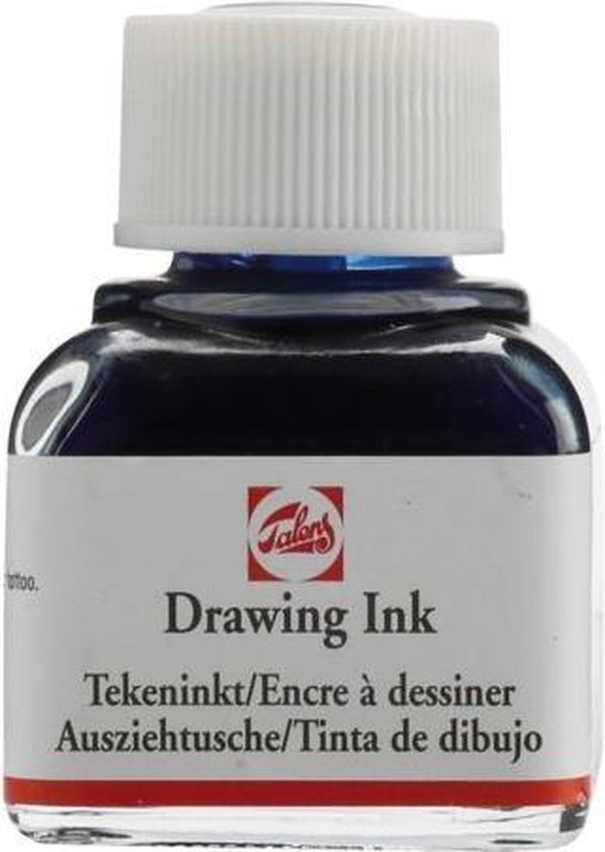 Watervaste tekeninkt 11 ml Flacon Ultramarijn 504