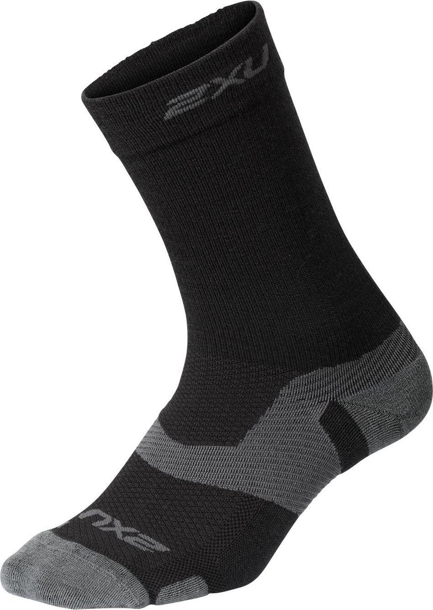 2xu Sportsokken Vectr merino Light Cushion Compession Zwart Maat L