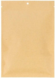 Eco Vlakke Zakken Kraft/Bioplastic 137x185mm - 100 st