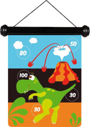 Scratch Spel Darts small Dinosaurus magnetisch - 24x30 cm - 2-zijdig bedrukt
