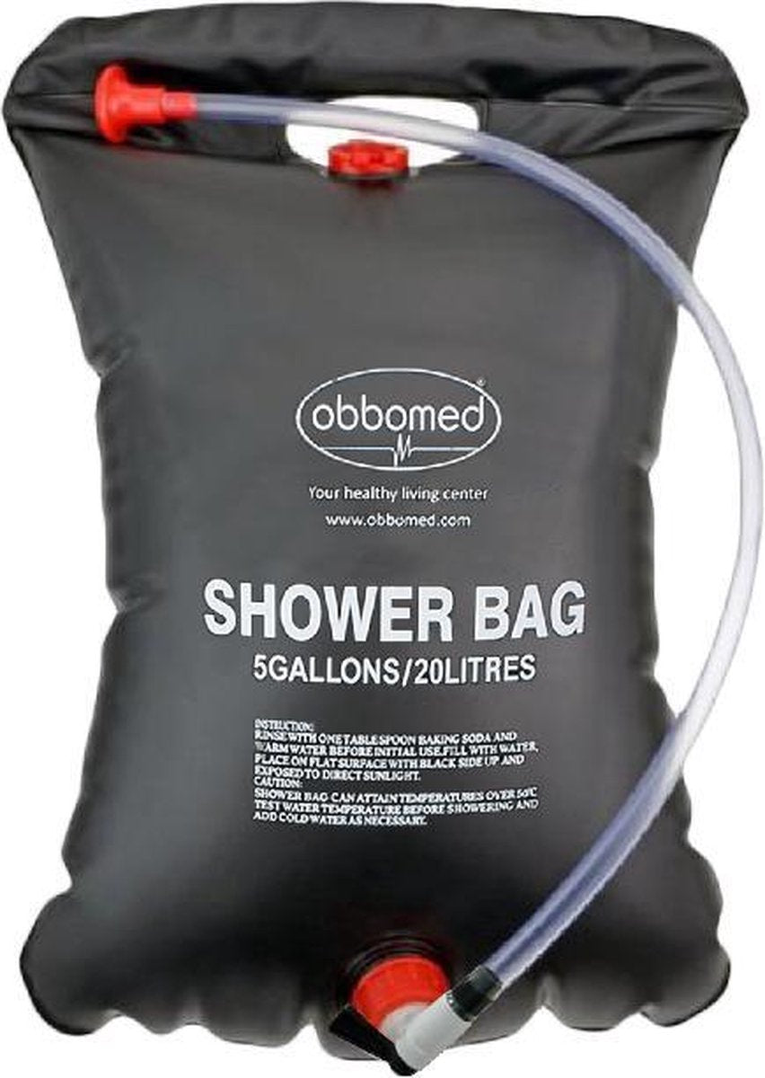 20 liter opvouwbare solar douchezak (inclusief douchekop met een slang) - Douchen op de camping