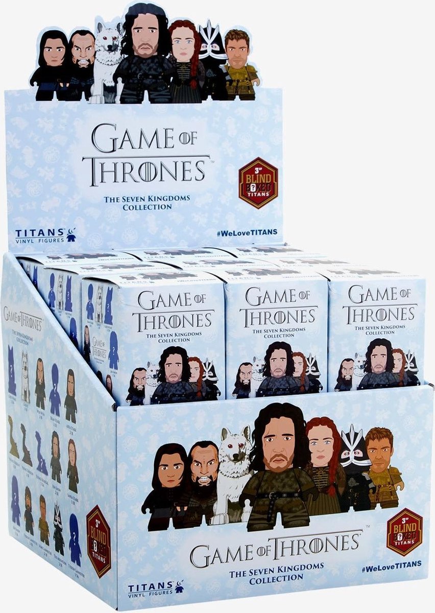 TITANS Game Of thrones the seven kingdoms collection blind box (prijs per stuk)