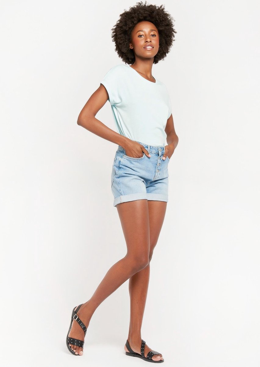 Basic t-shirt - Light Blauw