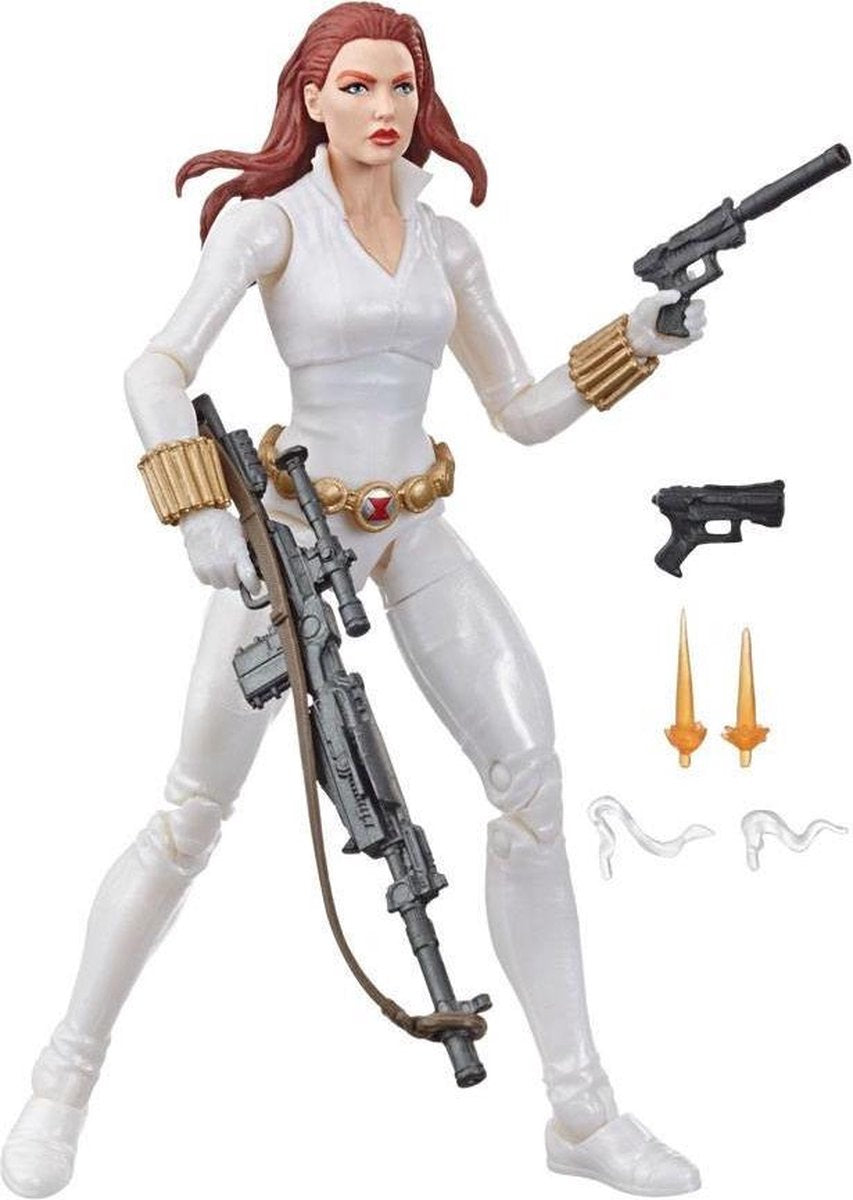 Black Widow White Suit Deadly Origin Marvel Legends Series Action Figure 15cm