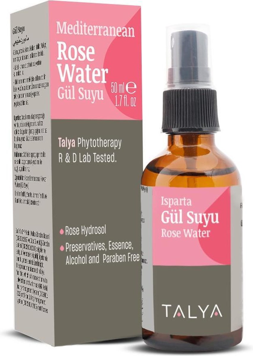 Talya Natuurlijke Mediterrane Rozenwater 50ml