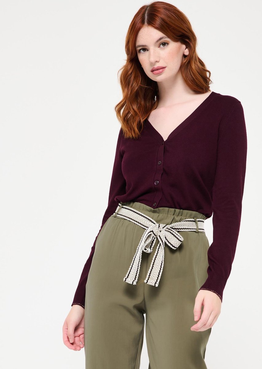 Cardigan - Bordeaux