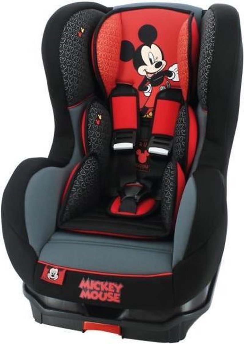 DISNEY Autostoel Cosmo Luxe Groep 0/1 - Geboorte tot 18 kg - Mickey
