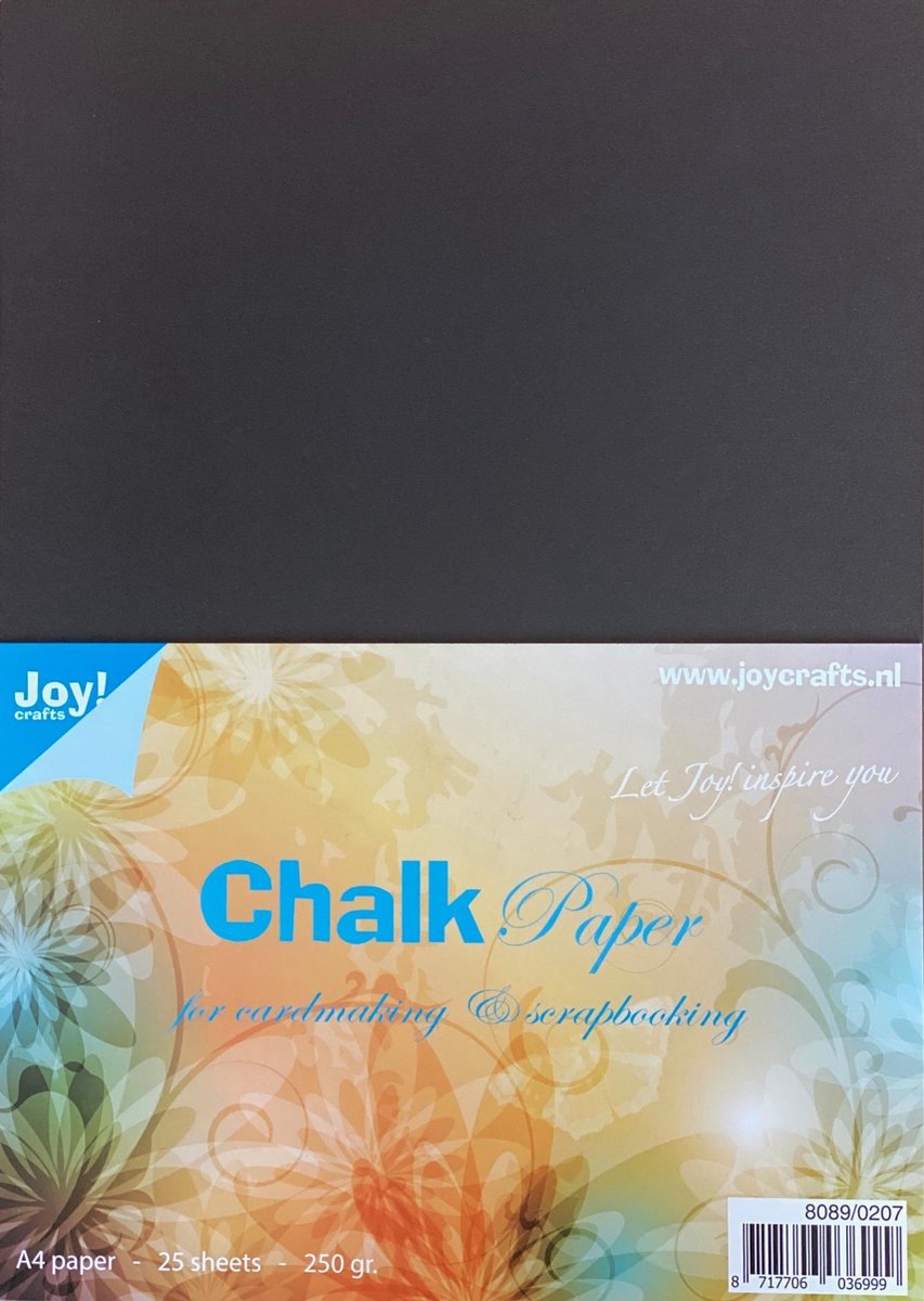 Joy! Crafts Krijtpapier Chalkpaper A4 25vl 8089/0207 250gr