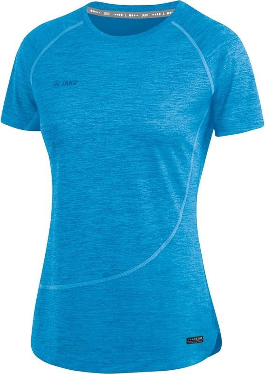 Jako T-Shirt Active Basics Dames JAKO Blauw Gemeleerd Maat 34