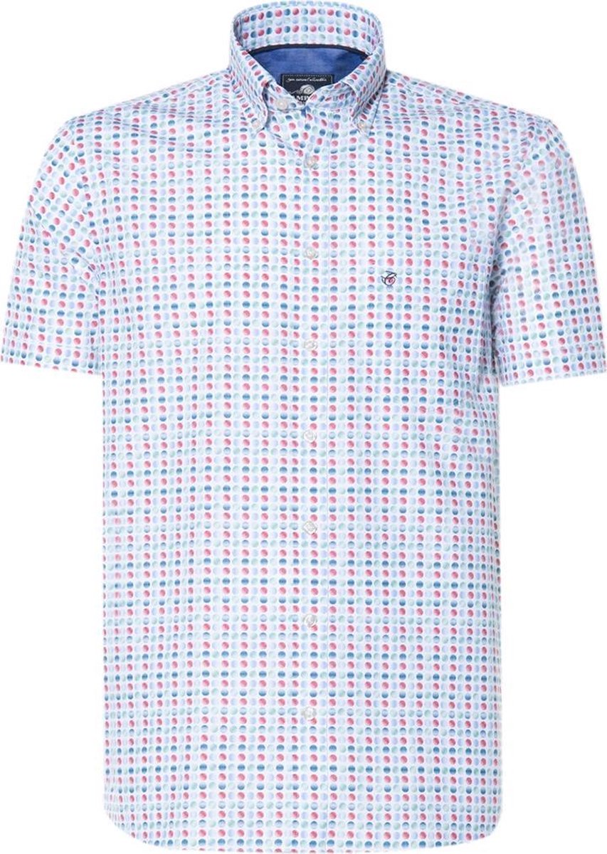 Campbell Classic Casual Overhemd Heren korte mouw