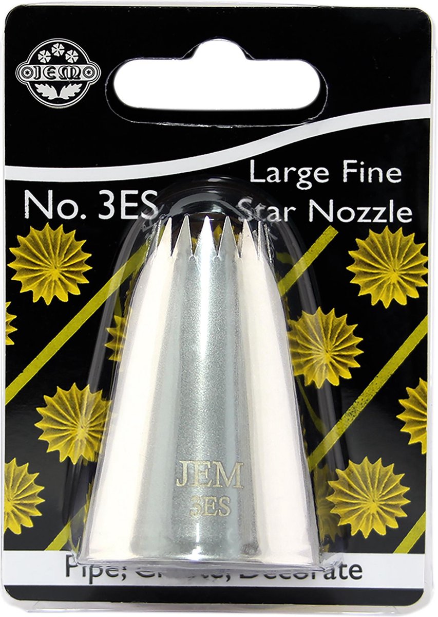 JEM Spuitmondje Large Fine Star Savoy Nozzle #3ES