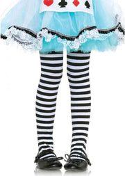 Leg Avenue Kinder Panty -Kids tm 6 jaar- Striped Zwart/Wit