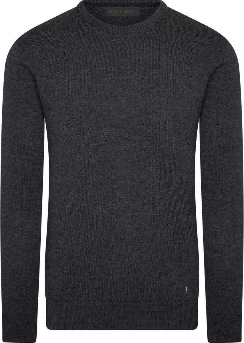 Pullover Antraciet  Ronde Hals  Dom Tower