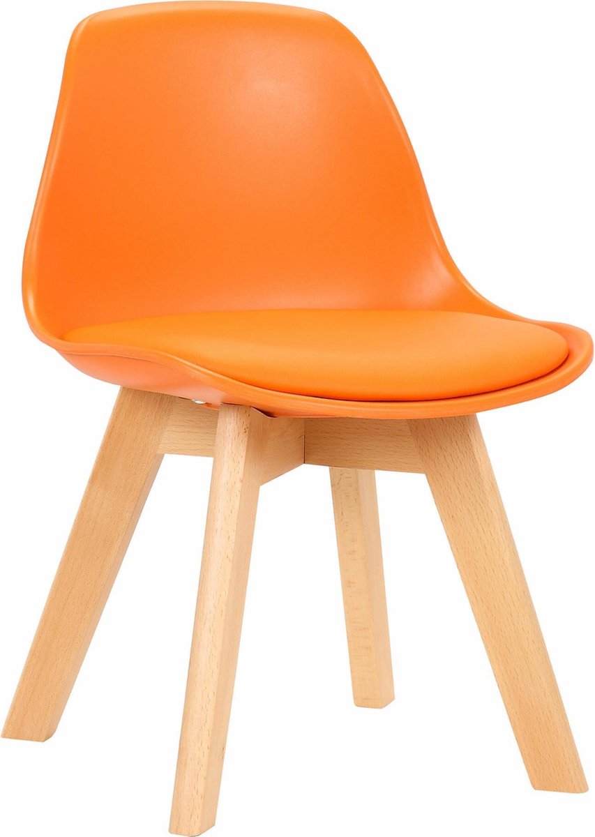 Clp Lindi Kinderstoel - Kunstleer - Oranje
