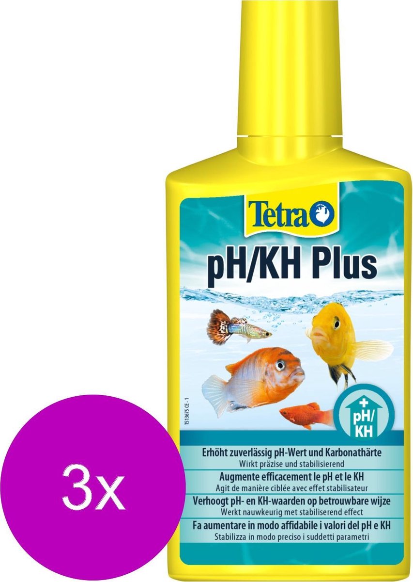 Tetra Aqua Ph/Kh Plus - Waterverbeteraars - 3 x 250 ml