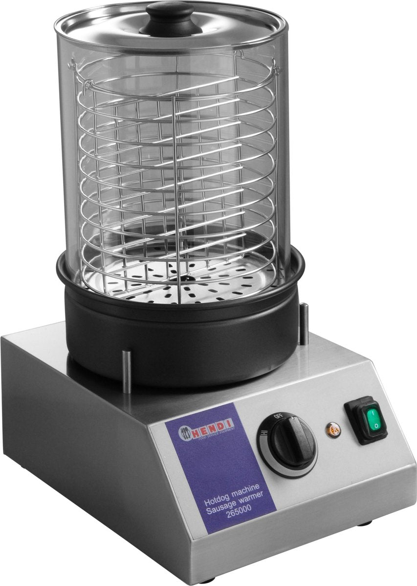 Hendi Hotdog Machine-/ Worstenwarmer | 230V / 450W | 24x32