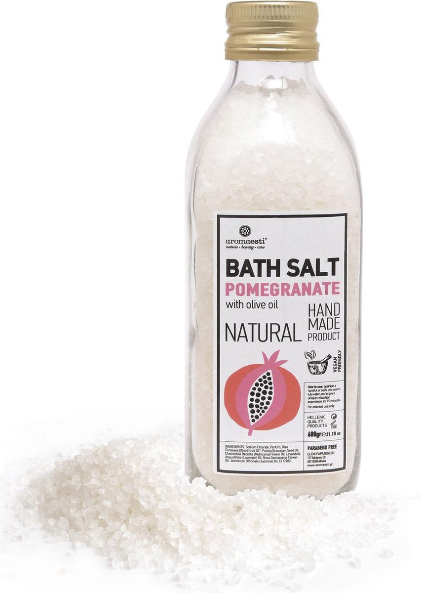 Aromaesti 100% Natuurlijk Badzout met Granaatappel