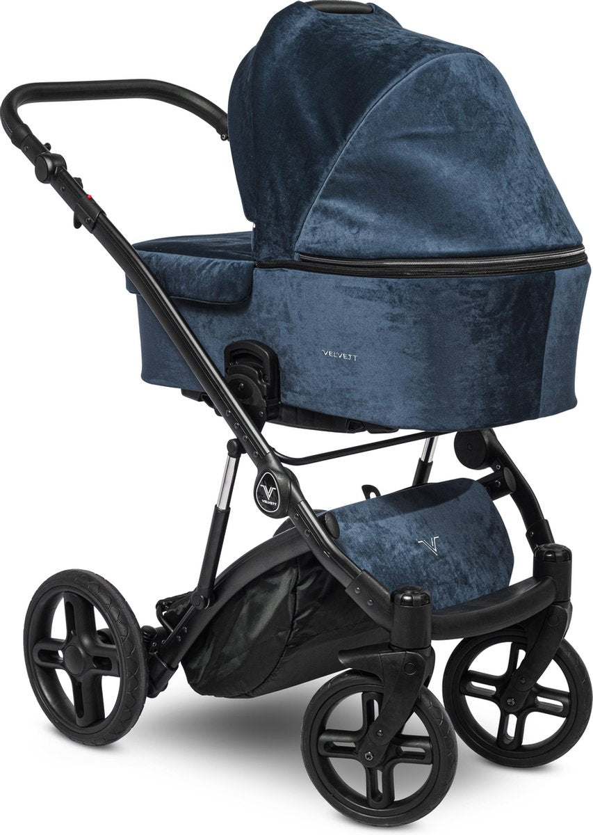 Velvett kinderwagen - Kobalt Blue