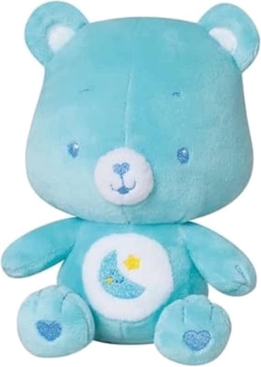 Jemini Knuffelbeertje Rammelaar Pluche Jongens Blauw 16 Cm