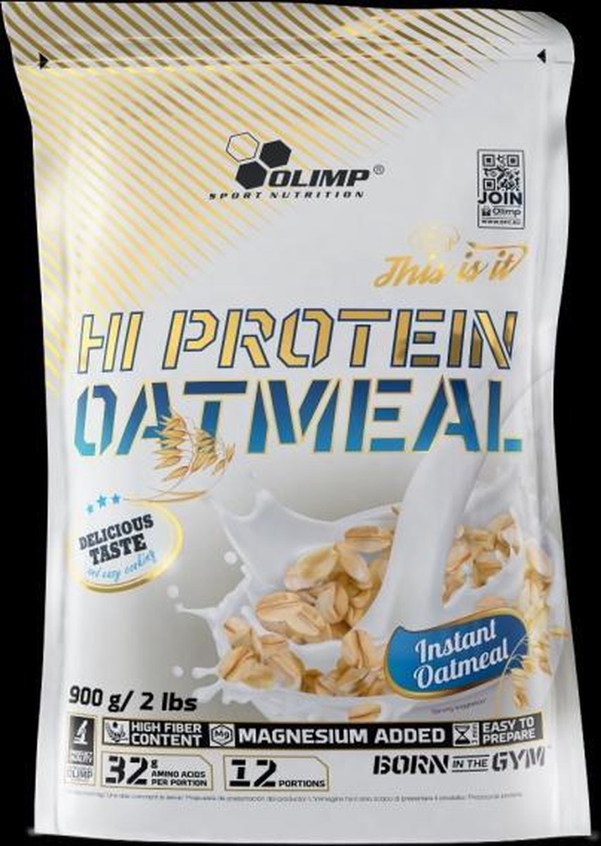 OLIMP Proteïne Havermout (900g) neutrale smaak