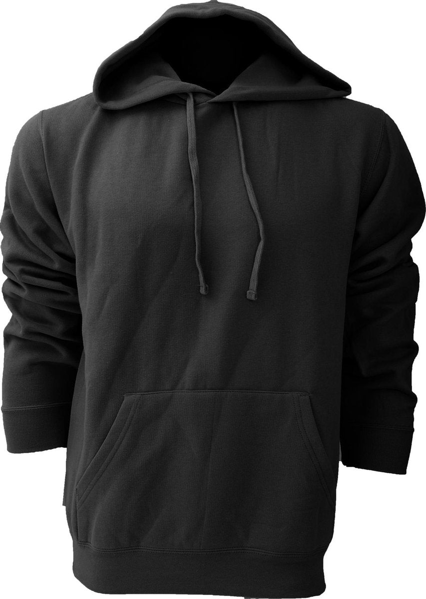 Russell Hoodie Unisex - Zwart - M