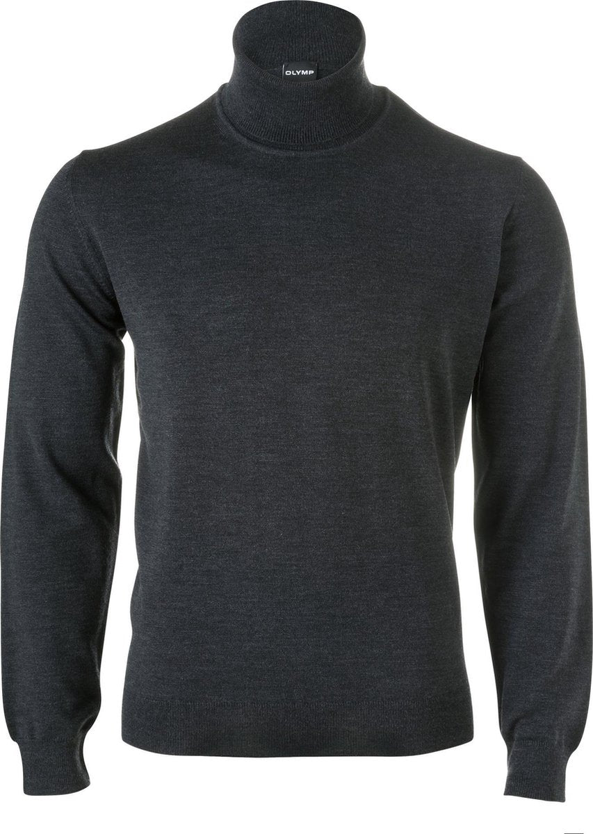 OLYMP modern fit coltrui wol - antraciet -  Maat: 3XL