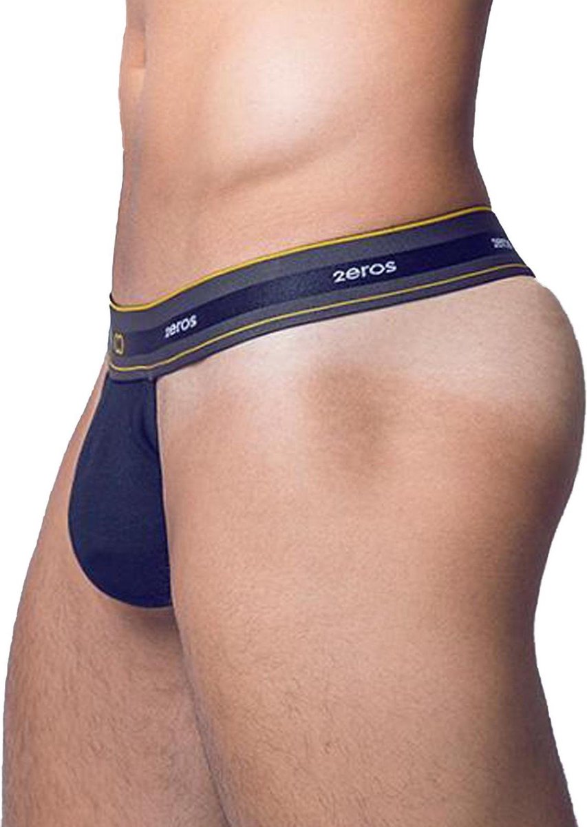 2EROS Adonis String Zwart - MAAT M - String Heren - String voor Mannen - Mannen String