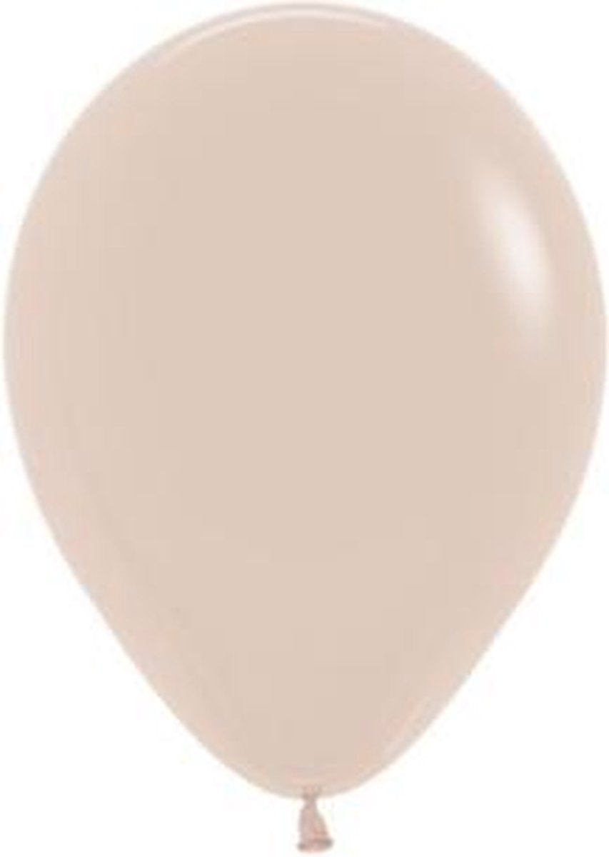 SEMPERTEX Feestdeco - Ballonnen - White Sand - 30 centimeter - 50 stuks