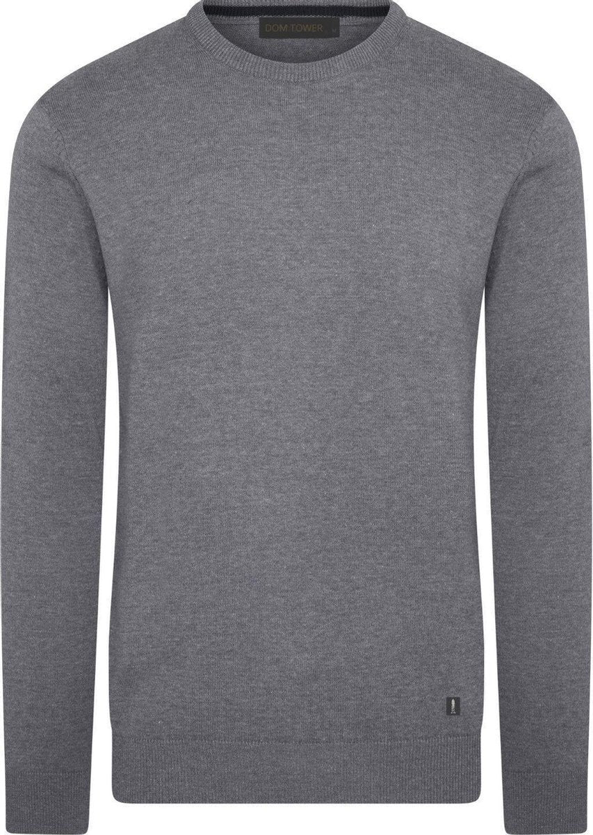 Pullover Grijs  Ronde Hals  Dom Tower