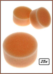 25x Superstar grimeersponsjes 6x3 cm