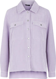 Pieces PCSTEFFI LS CORDUROY SHIRT D2D Dames T-shirt - Maat L