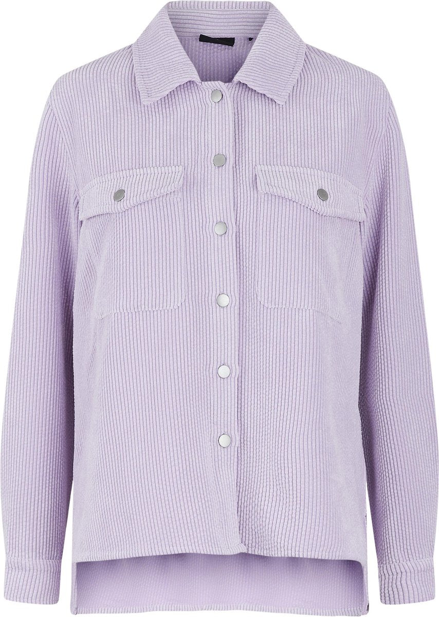 Pieces PCSTEFFI LS CORDUROY SHIRT D2D Dames T-shirt - Maat L