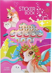 Stickers +/- 1000 stuks "Fantasy"