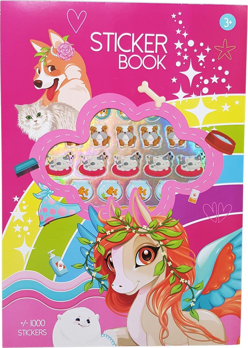 Stickers +/- 1000 stuks "Fantasy"