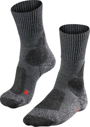 FALKE TK1 Dames Wandelsokken - Asphalt Melange - Maat 39/40