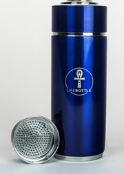 Lifebottle drinkfles met alkaline water filter Blauw