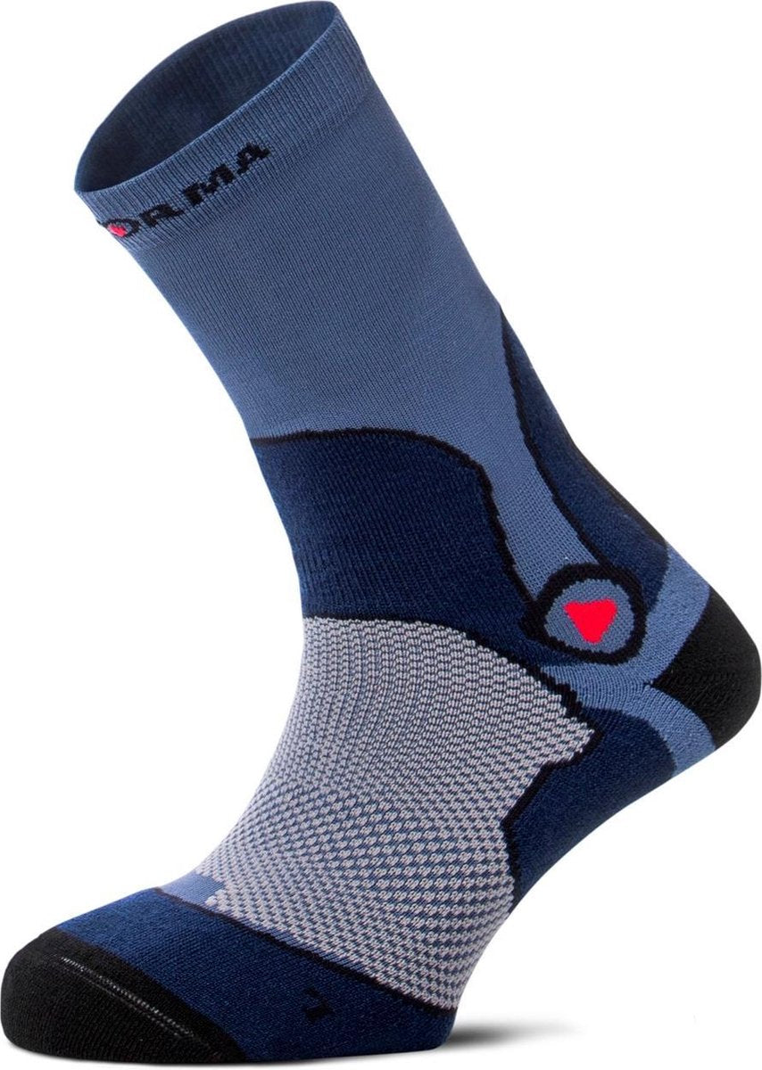 Enforma trekking cross dry fit - Sportsokken - 39-41 - blauw combi