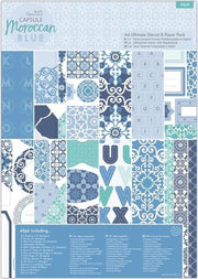 A4 Ultimate Mal-Snij & Papierpak (48-pak) - Capsule - Moroccan Blue