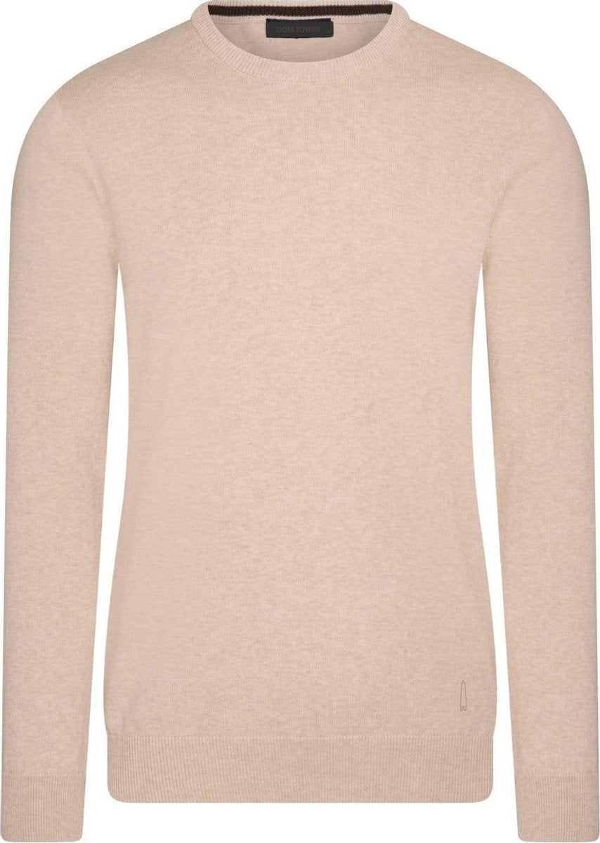 Pullover Beige  Ronde Hals Dom Tower