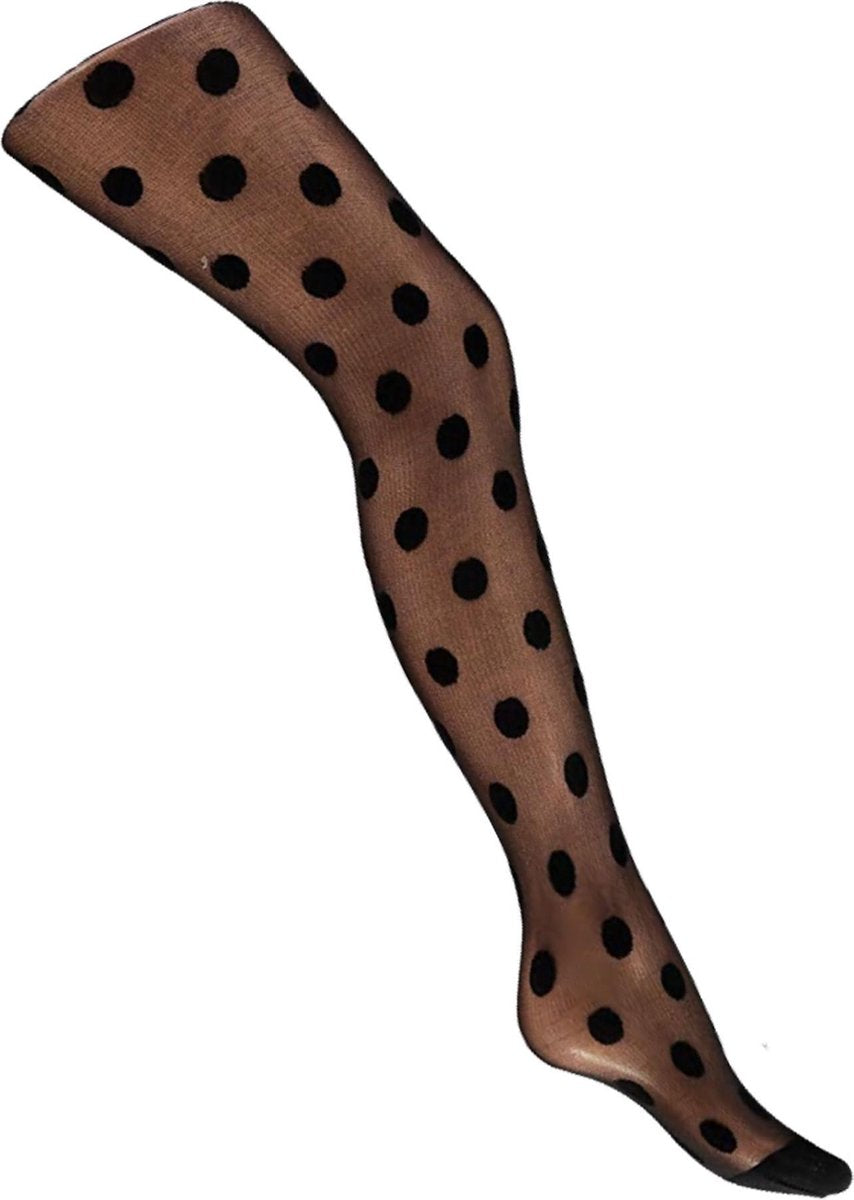 Caresse panty Dots kleur: zwart