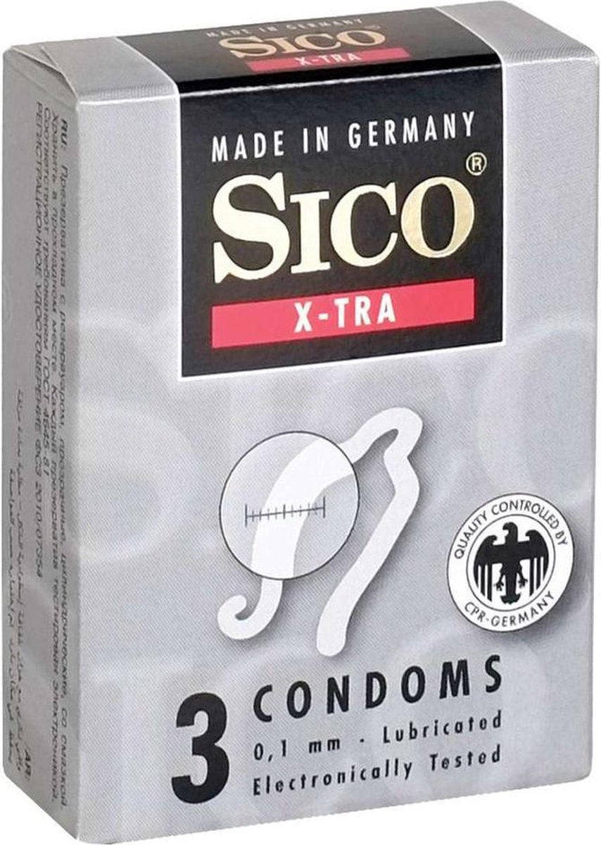 SICO Condooms X-tra Transparant