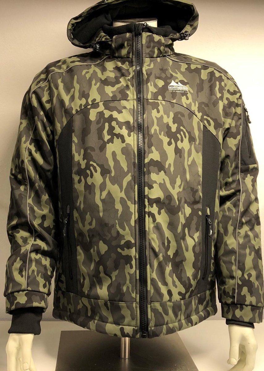 Nordberg heren winterjas camouflage maat 3XL