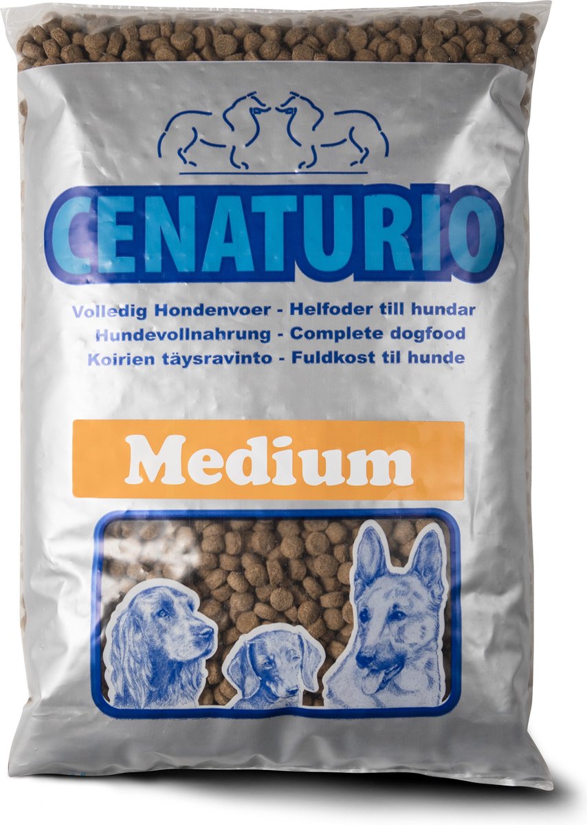 Cenaturio Medium - honden droogvoer - 5 KG - na puppy tot senior - De voeding wat een dier nodig heeft om fit en gezond te blijven!