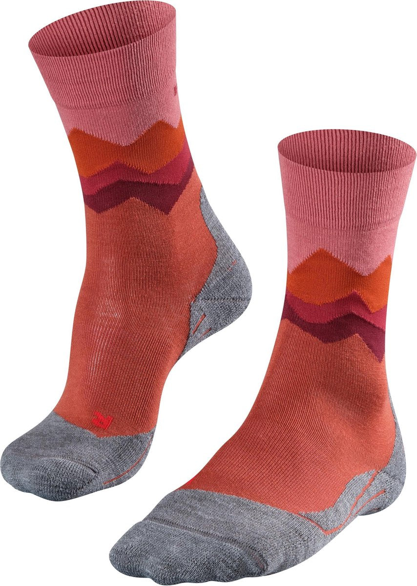 FALKE TK2 Crest Dames Wandelsokken - Copper - Maat 35-36