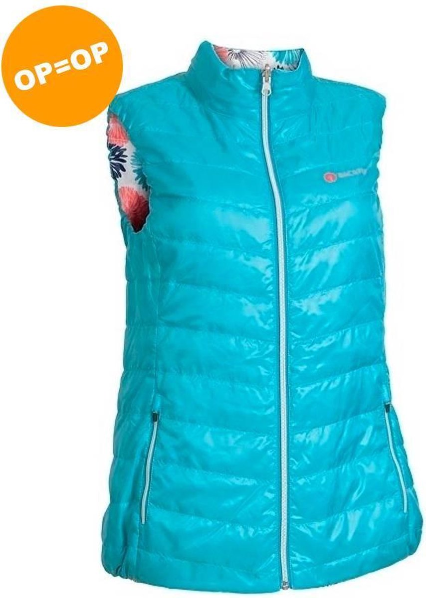 Dames Reversible Bodywarmer - Aqua