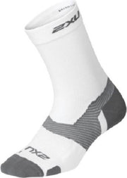 2xu Hoge Sokken Vectr Lightcushion Nylon Wit Maat 46