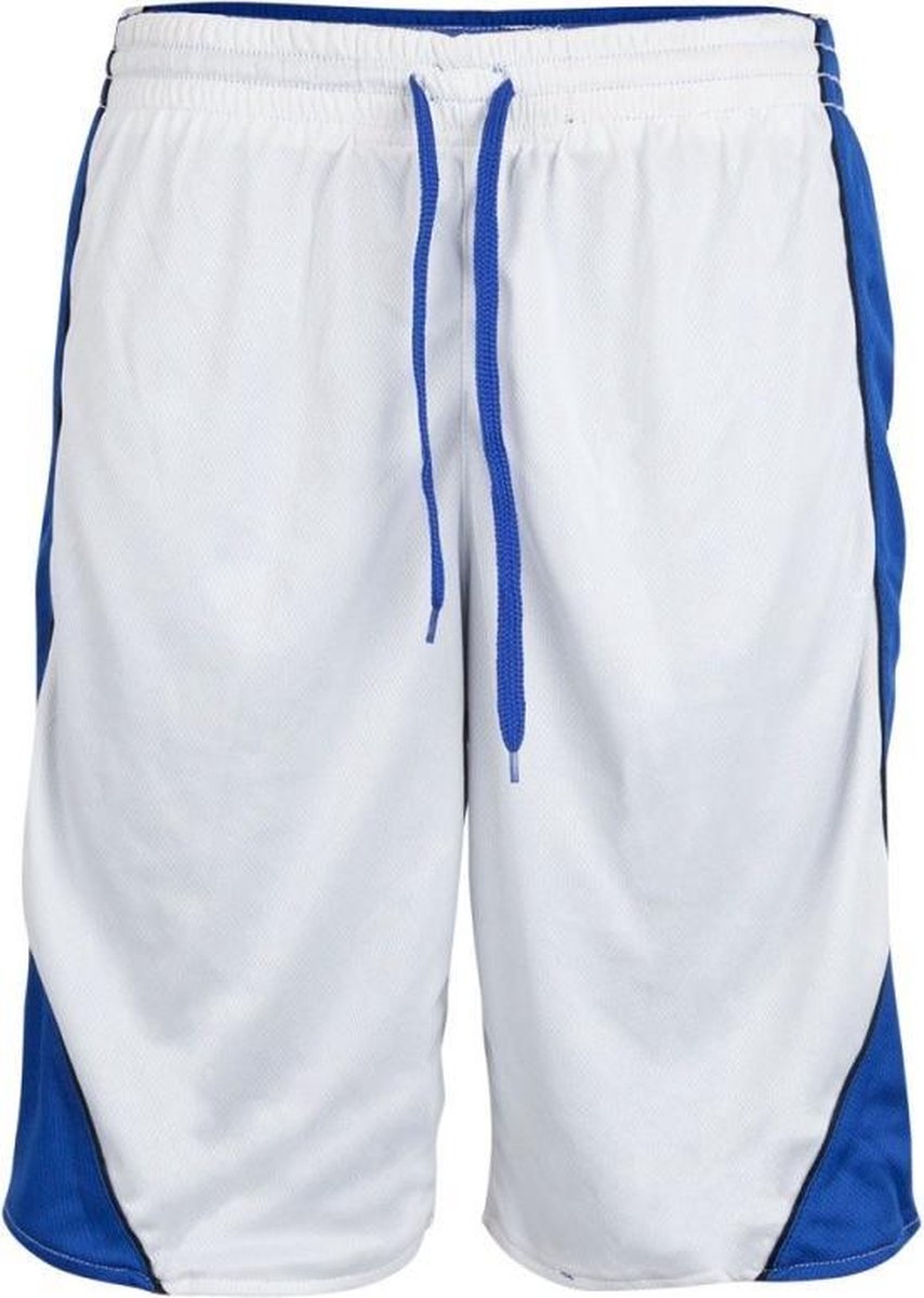 Burned Dubbelzijdig Short  - Sportbroek - Blauw / Wit - L